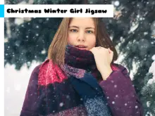 Christmas Winter Girl Jigsaw