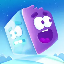 Icy Purple Head. Super Slide icon