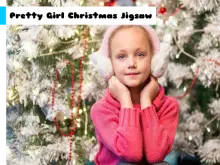 Pretty Girl Christmas Jigsaw